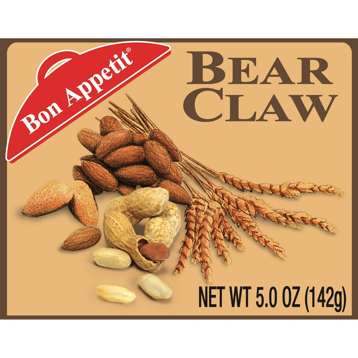Bon Appetit Bear Claw Danish (5 oz)