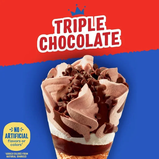 Nestlé Drumstick King Size Triple Chocolate Sundae Cone (Single)