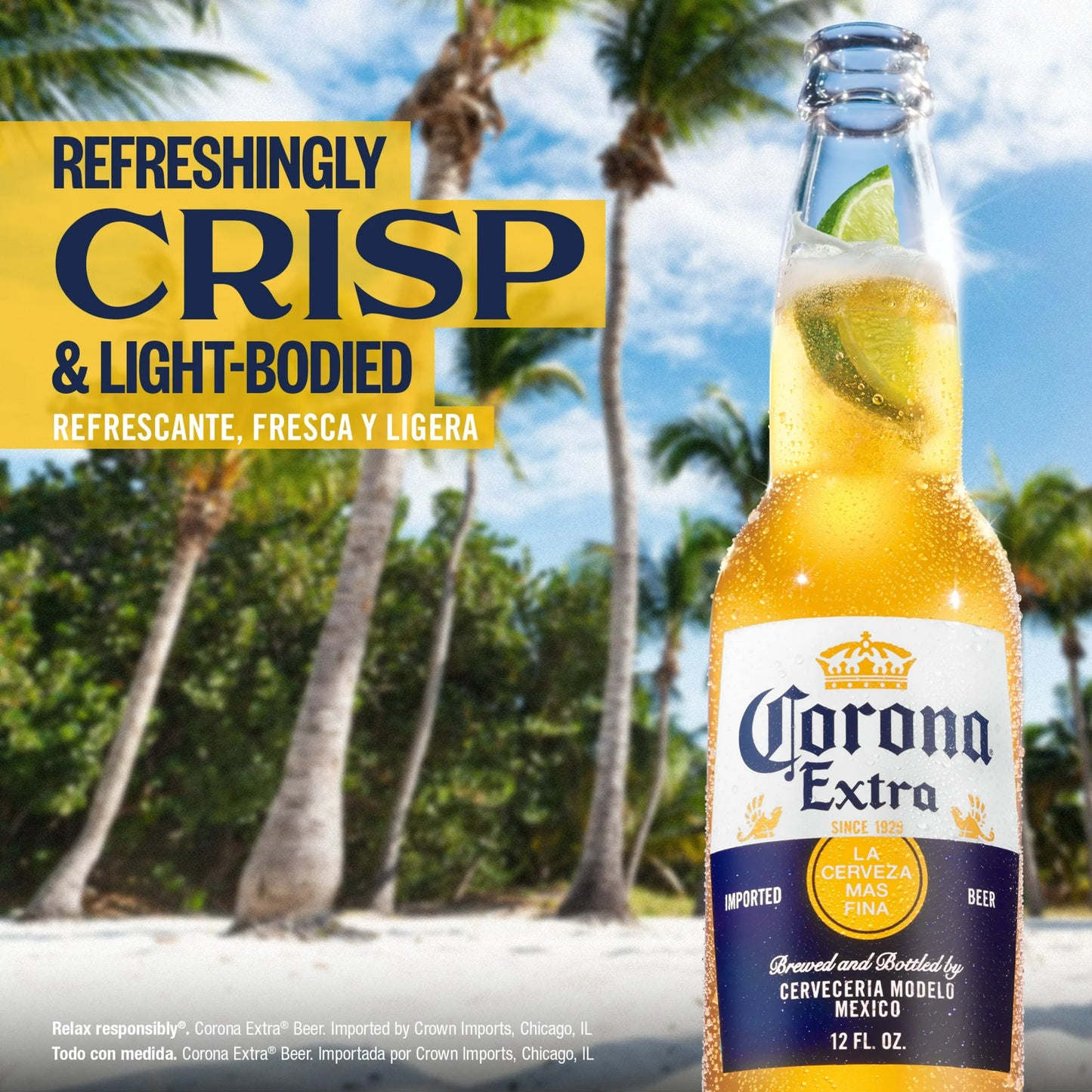 Corona Extra Lager Mexican Import Beer - 6 Pack (12 fl oz Bottles)