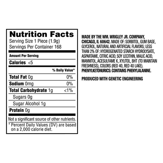 Orbit Strawberry Remix Sugar Free Gum (14 Pieces)