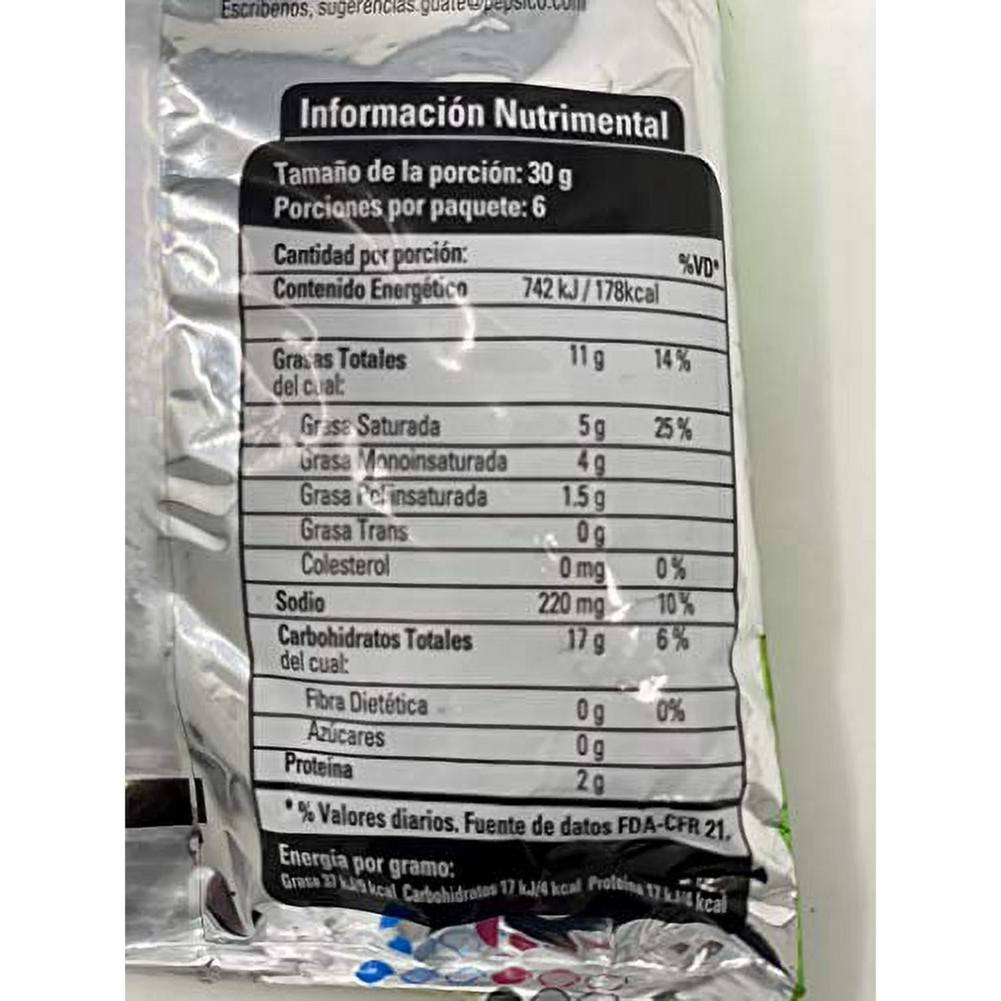 Tortrix Limón Corn Chips (Guatemalan Snack)