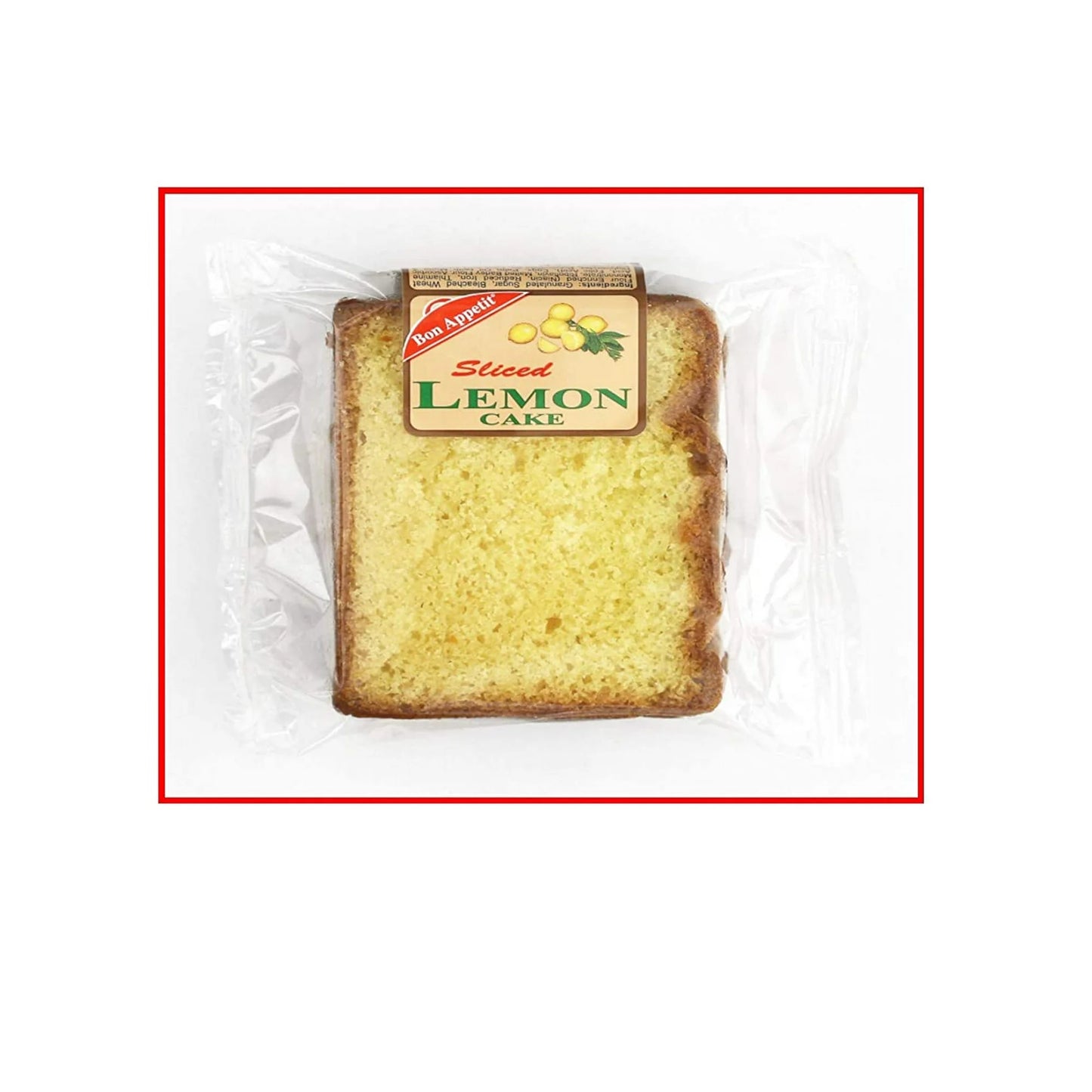 Bon Appetit Iced Lemon Pound Cake Slice (4 oz)