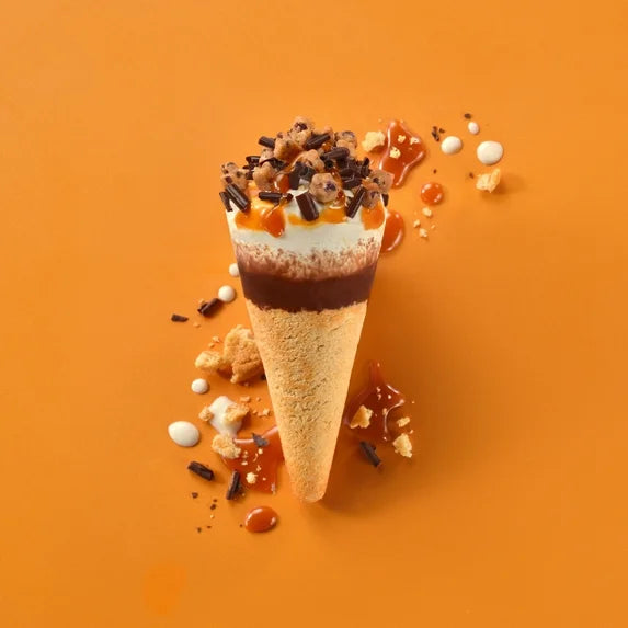 Häagen-Dazs Butter Cookie Cone Vanilla Caramel 3 OZ