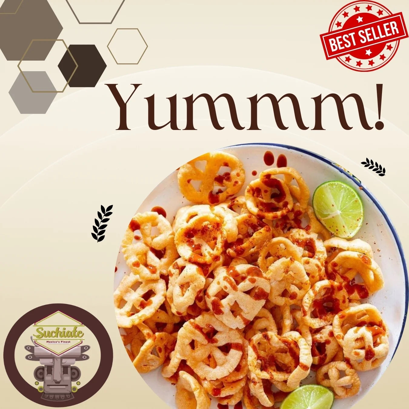 Nicomex Chicharron de Harina (Wheat Flour Snack / Duros) 1.5oz