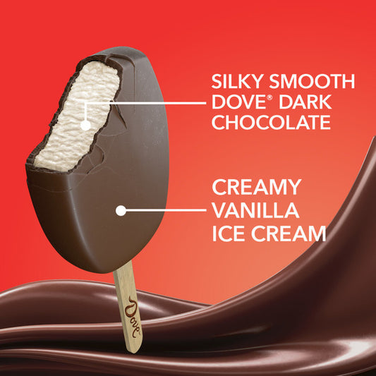 Dove Vanilla Ice Cream with Dark Chocolate Bar