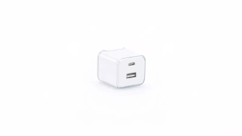 Dual Port Wall Charger Adapter - USB-A and USB-C Fast Charging Block