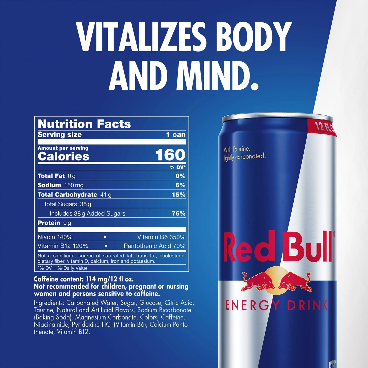 Red Bull Energy Drink (12 fl oz Can)
