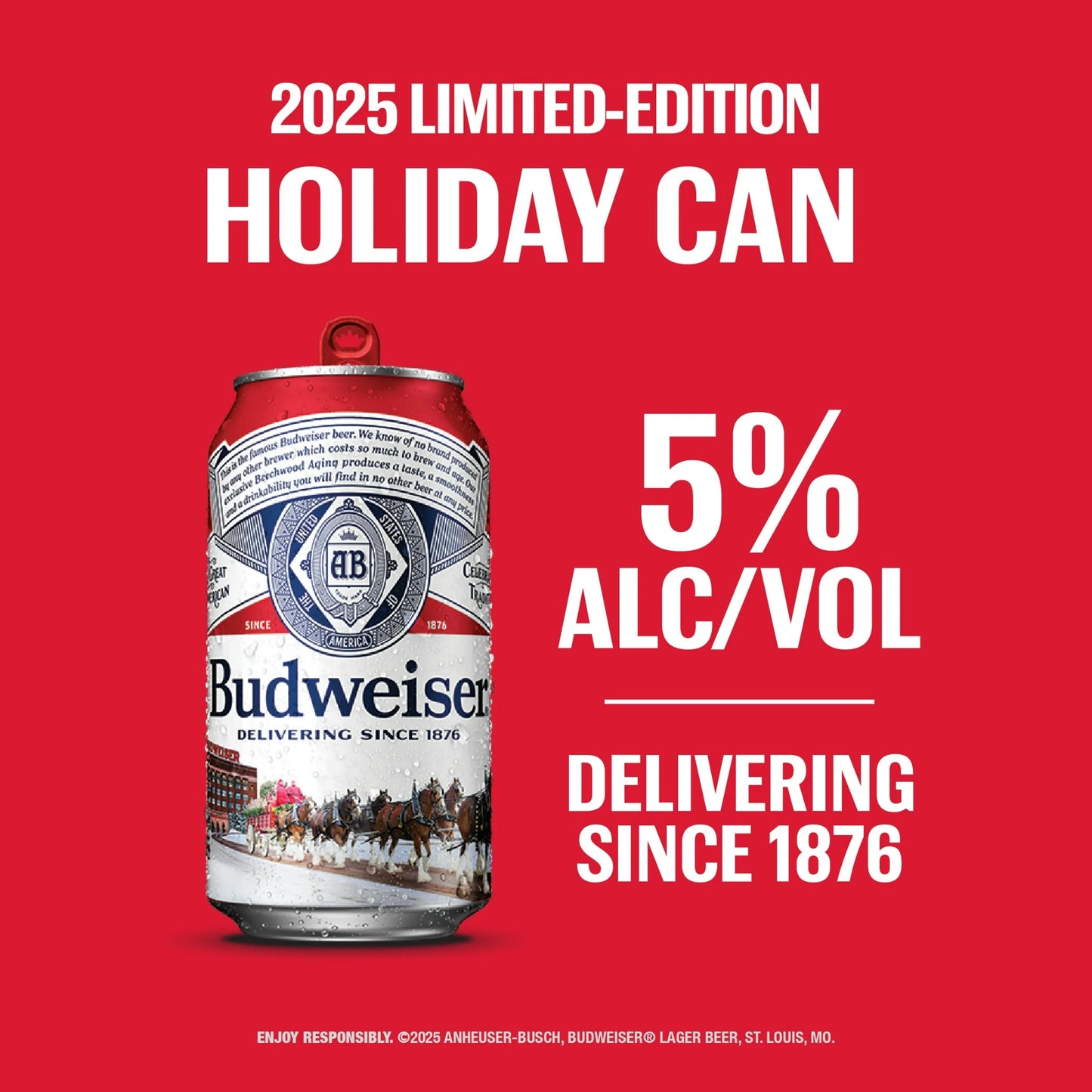 Budweiser Lager Beer - 6 Pack (12 fl oz Cans)