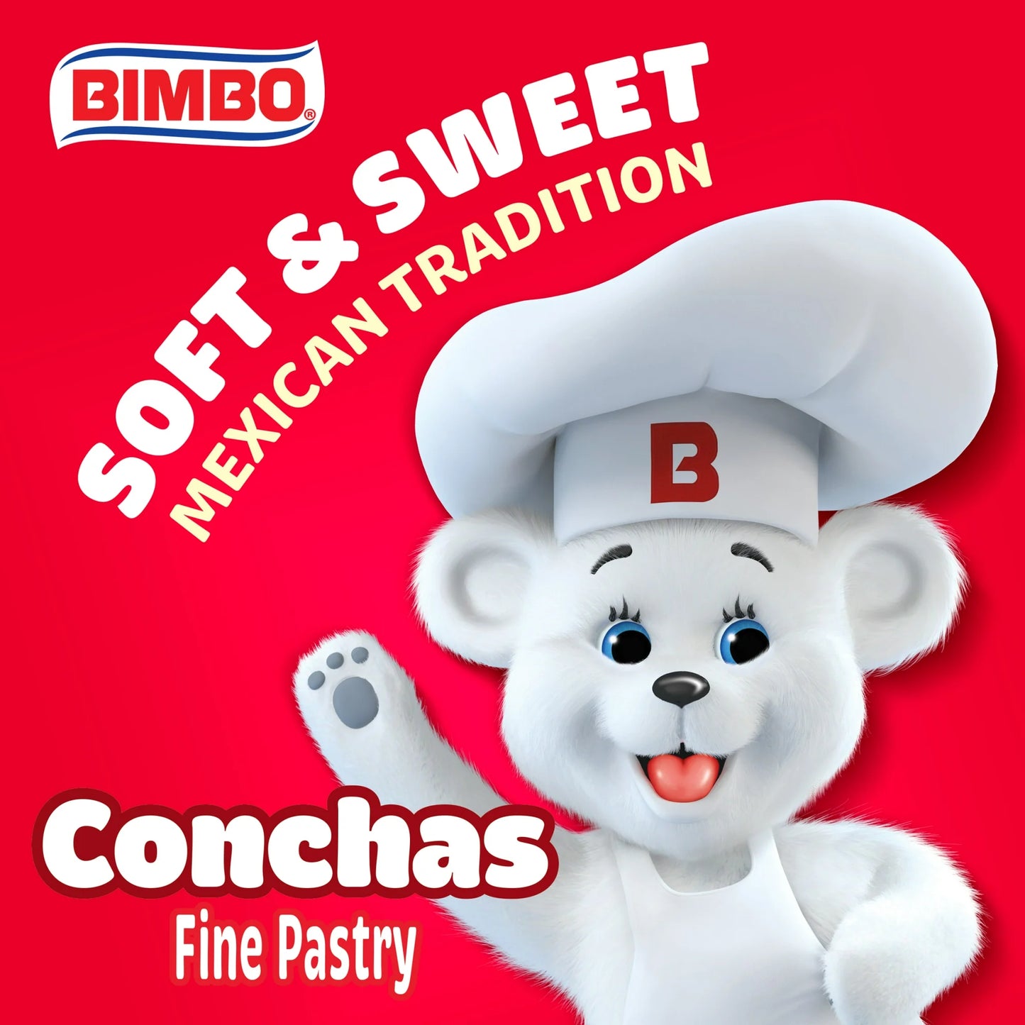 Bimbo Conchas Vanilla Fine Pastry, 2 count, Pastries, 4.23 oz Bag
