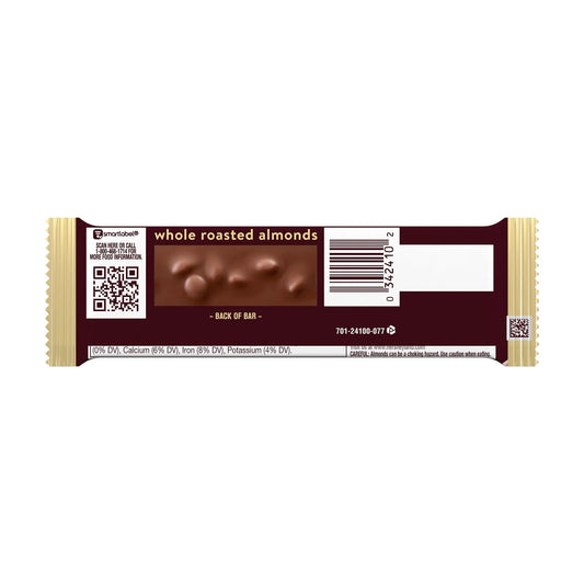 Hershey's Milk Chocolate with Whole Almonds Bar (1.45 oz)