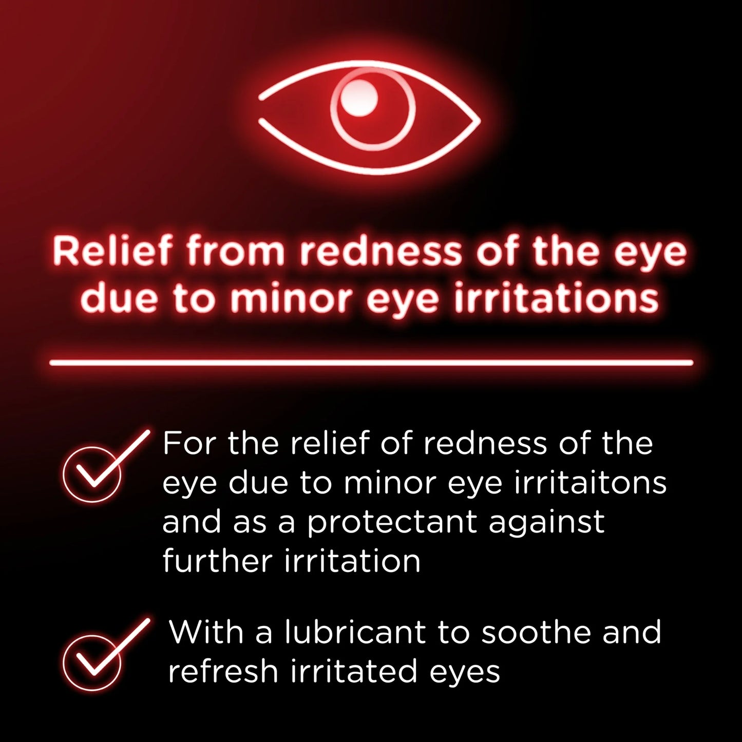 Visine Red Eye Hydrating Comfort Redness Reliever & Lubricant Eye Drops (0.5 fl. oz)