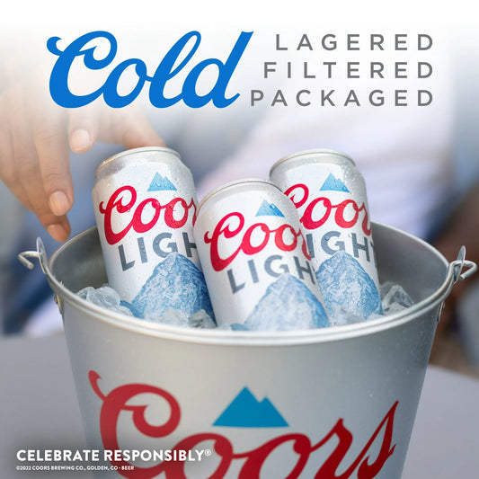 Coors Light Lager Beer - 12 Pack (12 fl oz Cold Activated Cans)