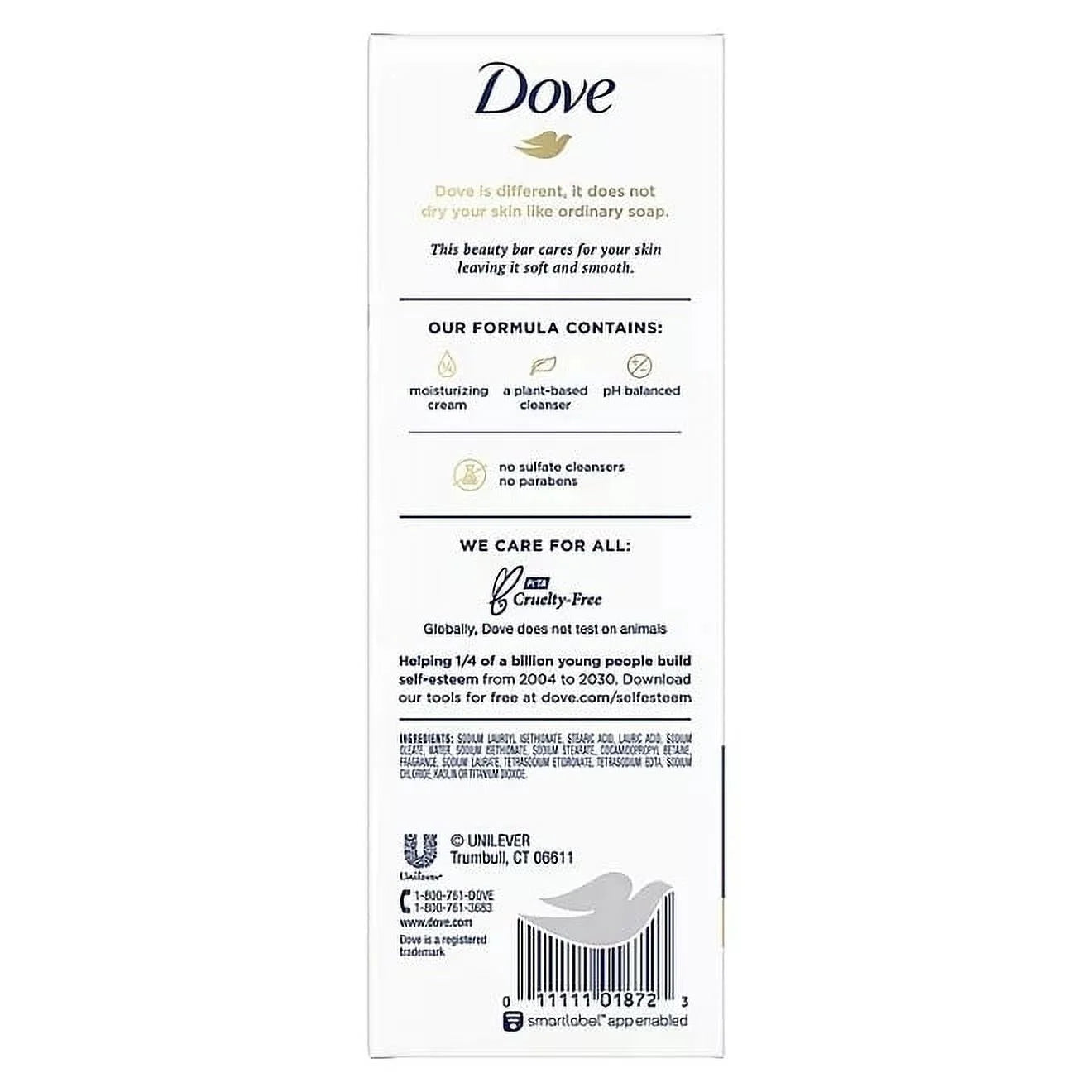 Dove White Beauty Bar - Deep Moisture (3.75 oz Single Bar)