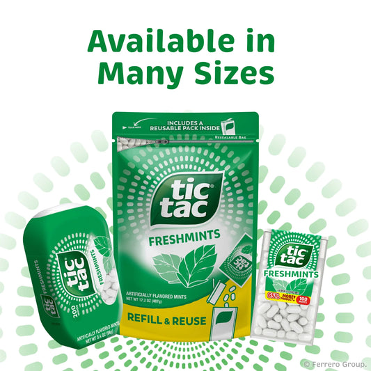 Tic Tac Freshmint Breath Mints (1 oz)
