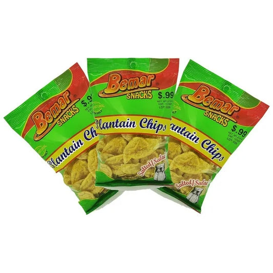 Bemar Platanutres Plantain Chips (Puerto Rican Style Snack)