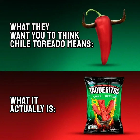 Taqueritos Extremos Spicy Rolled Tortilla Chips (Honduran Snack) 190g