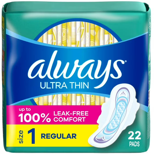 Always Ultra Thin Pads with Wings - Regular Size 1