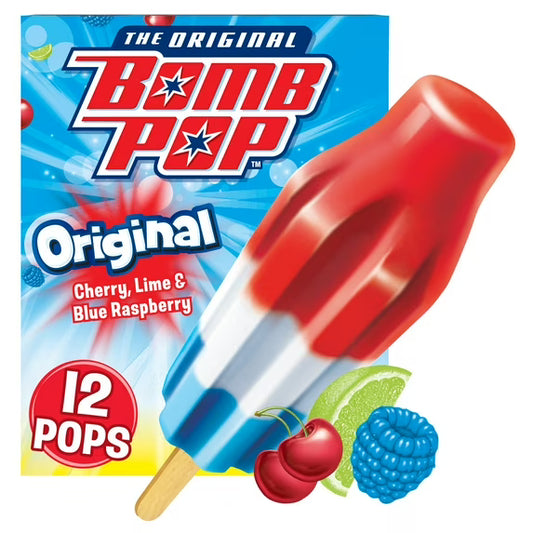 The Original Bomb Pop (Cherry, Lime & Blue Raspberry) 4.5 OZ