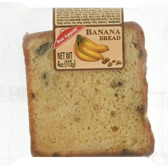 Bon Appetit Banana Nut Bread Slice (4 oz)