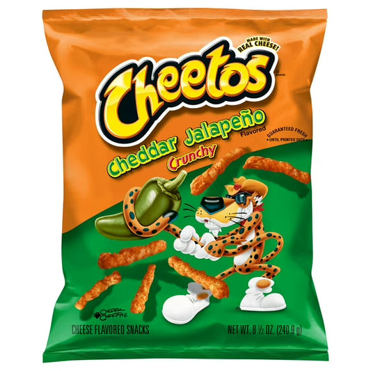 Cheetos Crunchy Cheddar Jalapeno Cheese Flavored Snacks