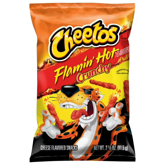 Cheetos Crunchy Flamin' Hot Cheese Flavored Snacks