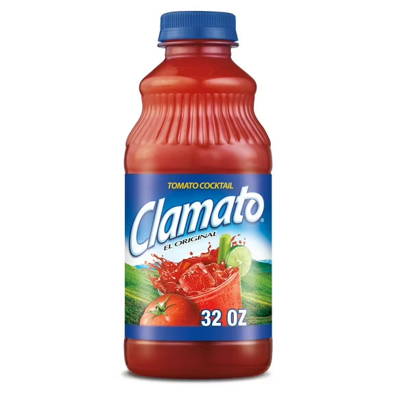 Clamato Original Tomato Cocktail (32 fl oz Bottle)