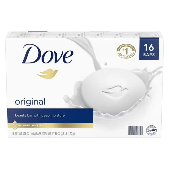 Dove White Beauty Bar - Deep Moisture (3.75 oz Single Bar)