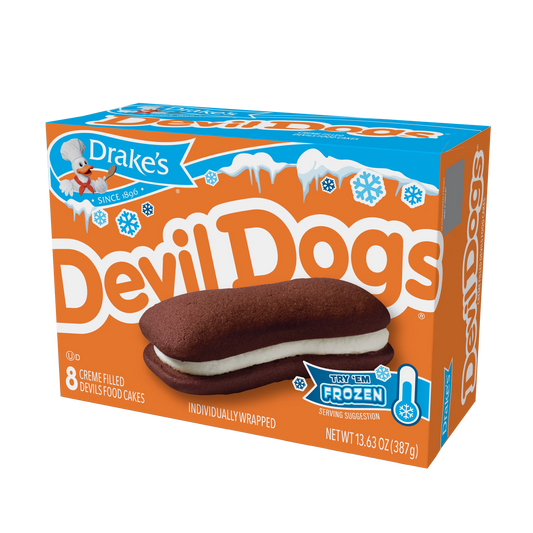 Drake's Doodlez Frosted Creme Filled Devil's Food Cakes