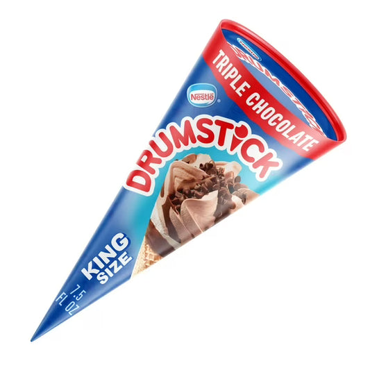 Nestlé Drumstick King Size Triple Chocolate Sundae Cone (Single)