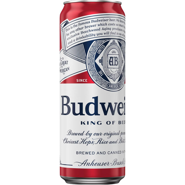 Budweiser Lager Beer - 25 fl oz Can