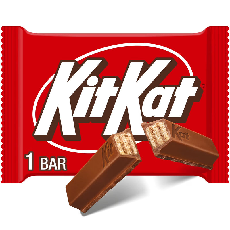 Kit Kat Milk Chocolate Wafer Candy, Bar 1.5 oz