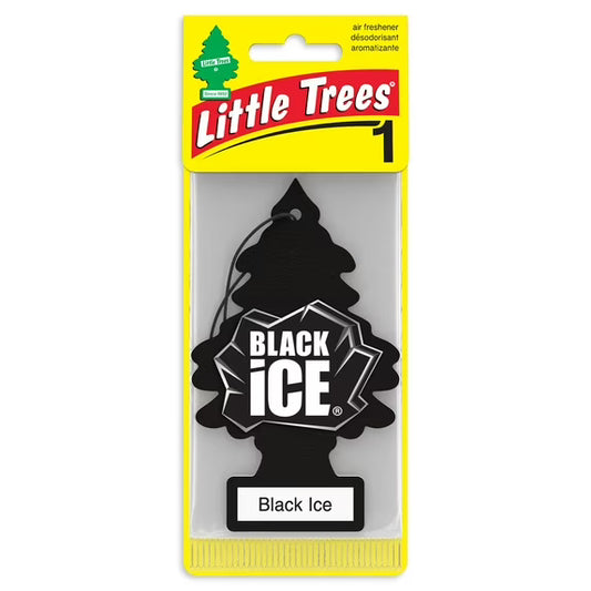 Little Trees Hanging Car Air Freshener - Black Ice Scent (1 Pack)