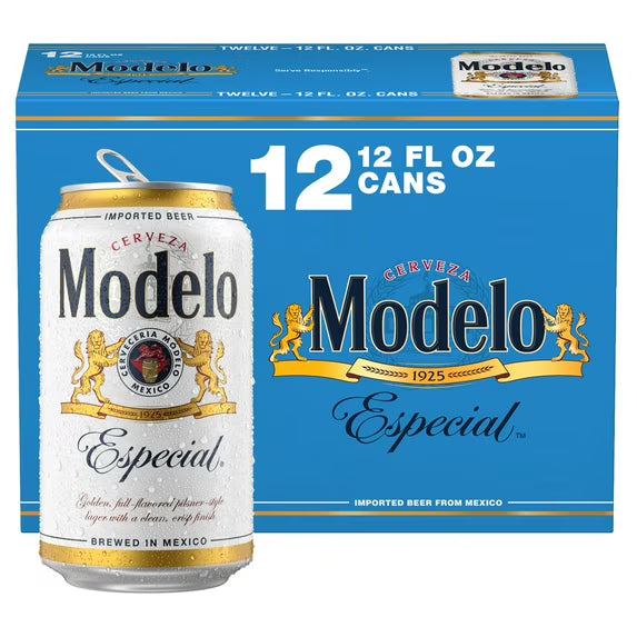 Modelo Especial Mexican Lager Beer - 12 Pack (12 fl oz Cans)