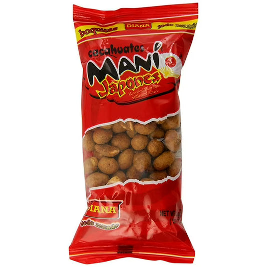 Diana Roasted Peanuts with Soy Sauce (Maní Japonés) 4.6 oz