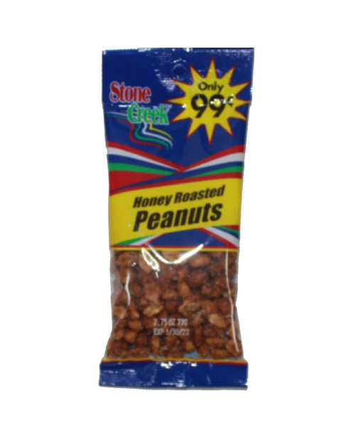 Stone Creek Hot & Spicy Roasted Peanuts - 1.5 oz Snack Pack