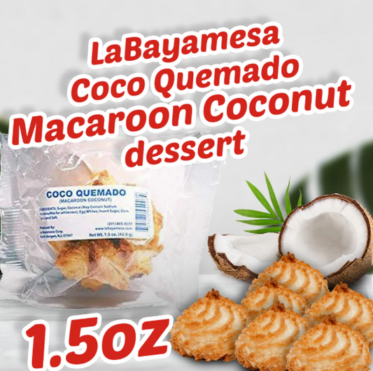 La Bayamesa Coconut Macaroons (Bakery Cookies)