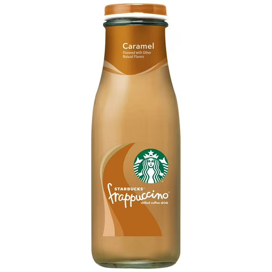 Starbucks Frappuccino Caramel Chilled Coffee Drink (13.7 oz Glass Bottle)
