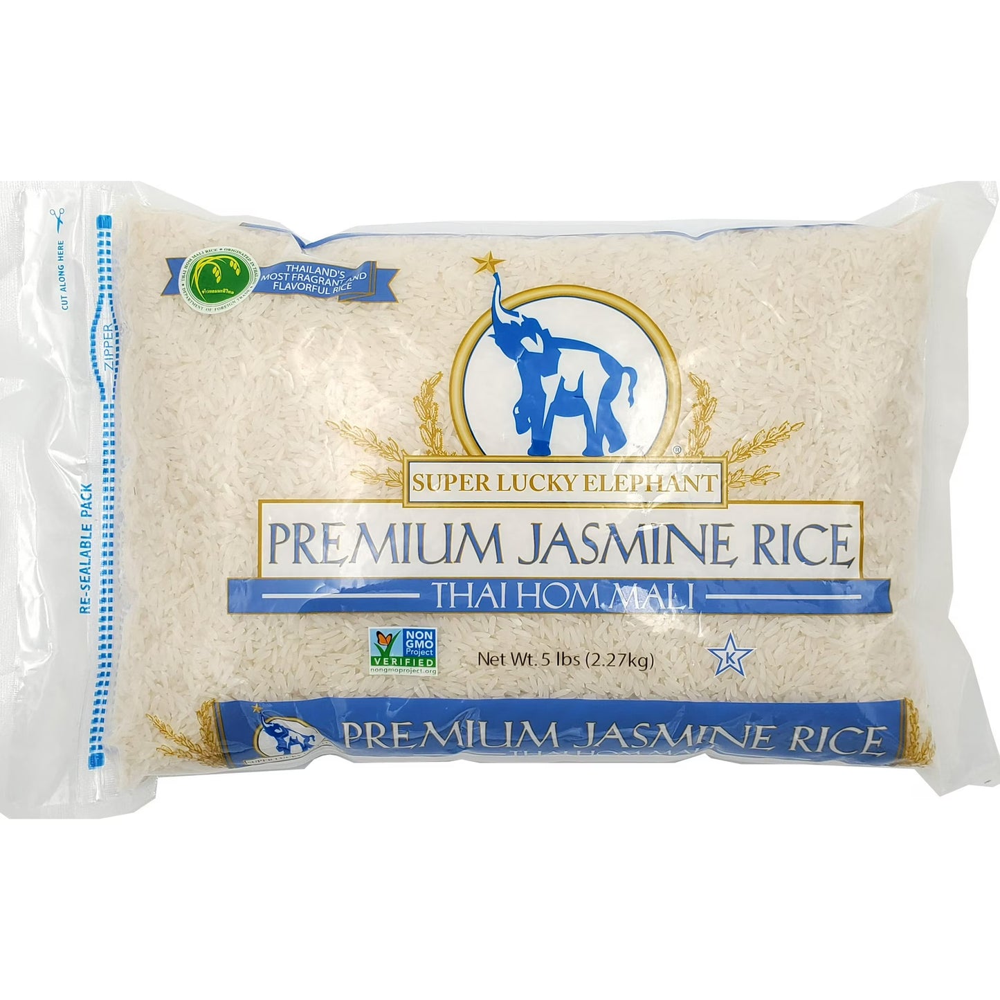 Super Lucky Elephant Thai Hom Mali Jasmine Rice (2 lb)