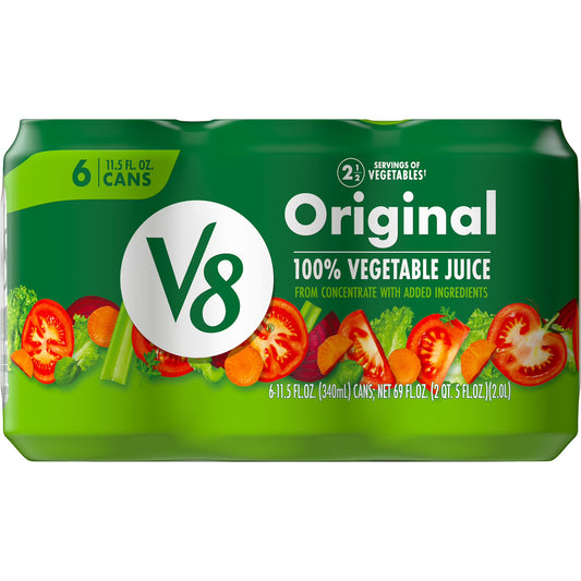 V8 Original 100% Vegetable Juice (11.5 fl oz Can)