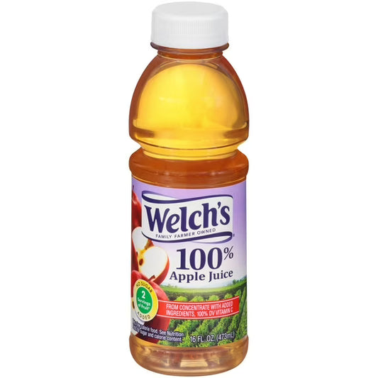 Welch's 100% Apple Juice (16 fl oz Bottle)