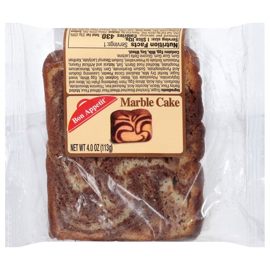 Bon Appetit Marble Pound Cake Slice (4 oz)