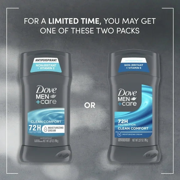 Dove Men+Care Antiperspirant Deodorant Stick - Clean Comfort (2.7 oz)