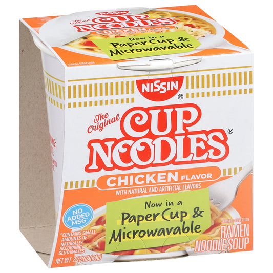 Nissin Cup Noodles Chicken Flavor Ramen Noodle Soup (2.25 oz)