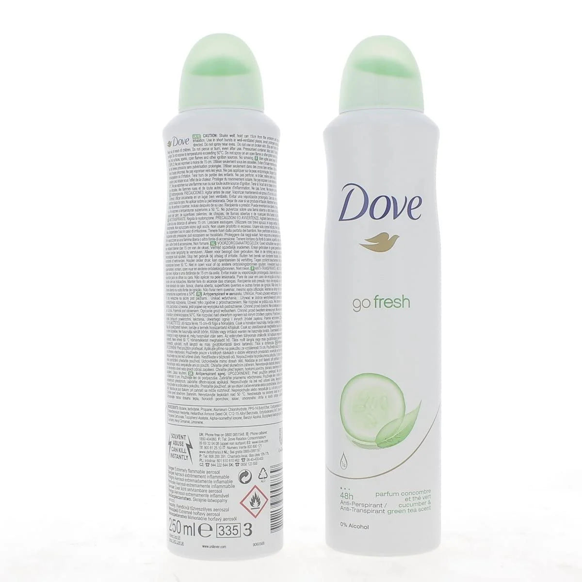 Dove Go Fresh Cucumber & Green Tea Antiperspirant Deodorant Spray (150ml)