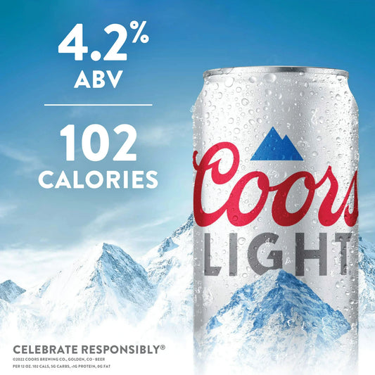 Coors Light Lager Beer - 24 fl oz Can