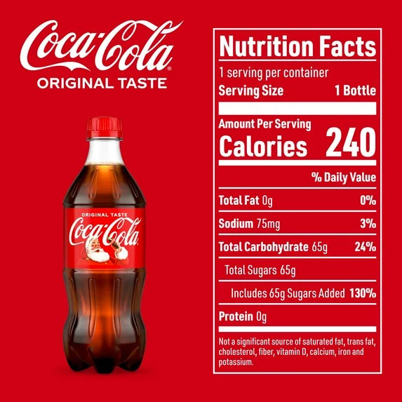 Coca-Cola Original Taste Soda (20 fl oz Bottle)