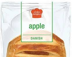Oven Delights Apple Danish Pastry (Single Serve) 4 oz