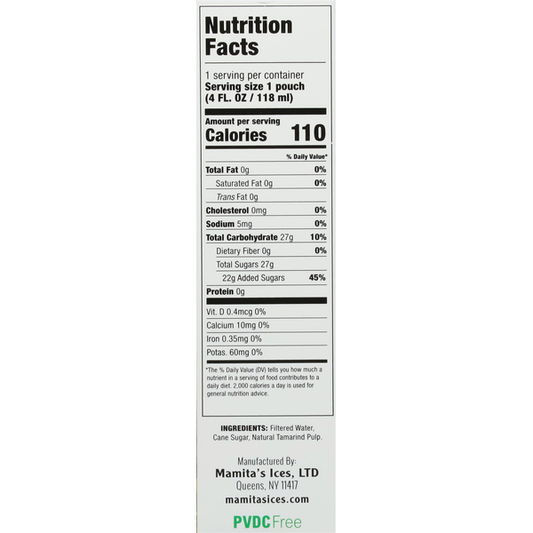 Mamita's Tamarind Ice Bar (Paleta de Tamarindo)