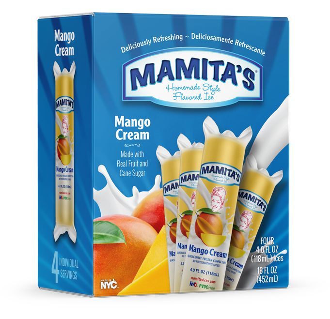 Mamita's Mango Cream Ice Bar (Mango con Crema) 4oz